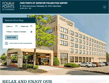 Tablet Screenshot of fourpointsphiladelphiaairport.com